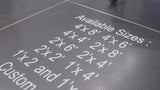 Portable stage sizes