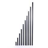 Legs & Accessories - Black Aluminum Legs (Standard 1.900) (Pack Of 4)
