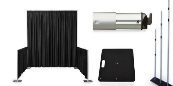 13 Onz Inherent Fire Retardant Pass Through Drape Section
