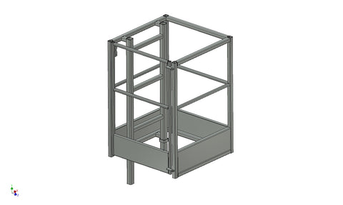 Follow Spot Cage Access (5009-101-00) (4) - Mega Stage