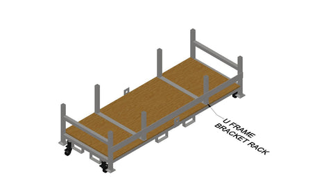 U FRAME RACK FOR 40'' CARTS - Mega Stage