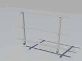 Railing - Galvanized Tubular Steel Frame ( For Workers)